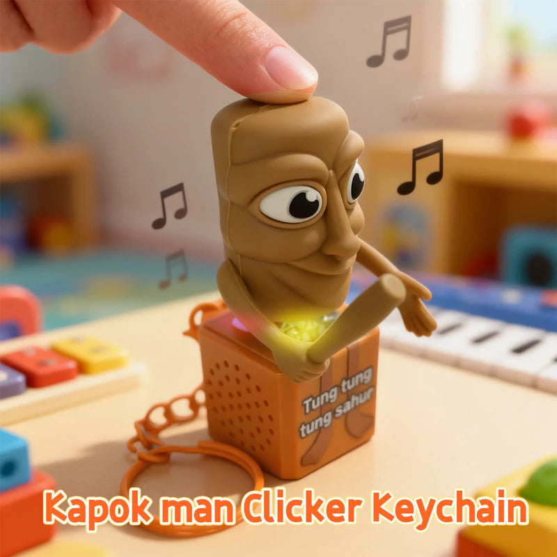Tung Tung Sahur Glow Keychain